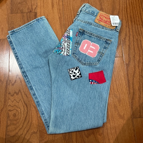 Levi’s patchwork jeans - Picture 3 of 6